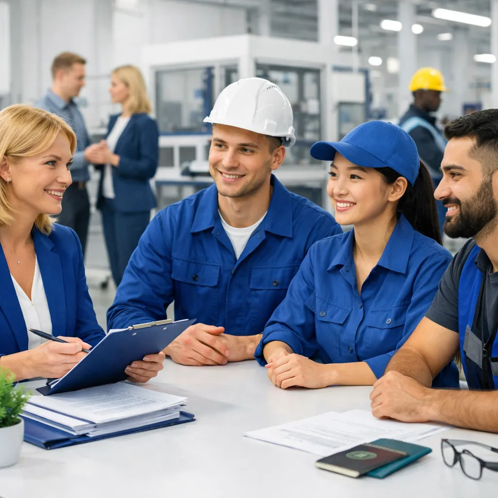 Jak zatrudniać cudzoziemców w branży produkcyjnej – poradnik dla firm