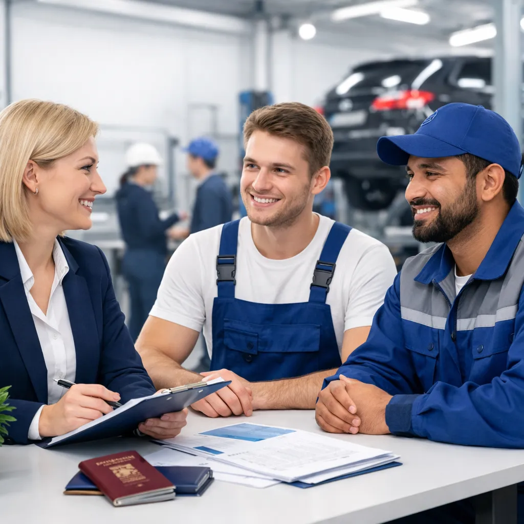 Pracownicy z zagranicy w branży automotive – jak ich legalnie zatrudnić
